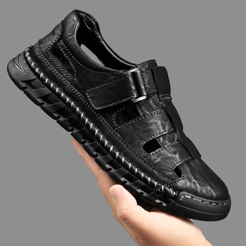 Sandales homme cuir "L'Intemporel" - Restaur Cuirs