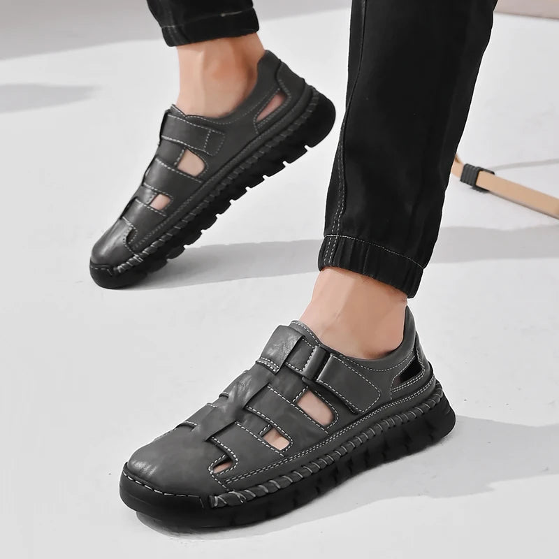 Sandales homme cuir "L'Intemporel" - Restaur Cuirs