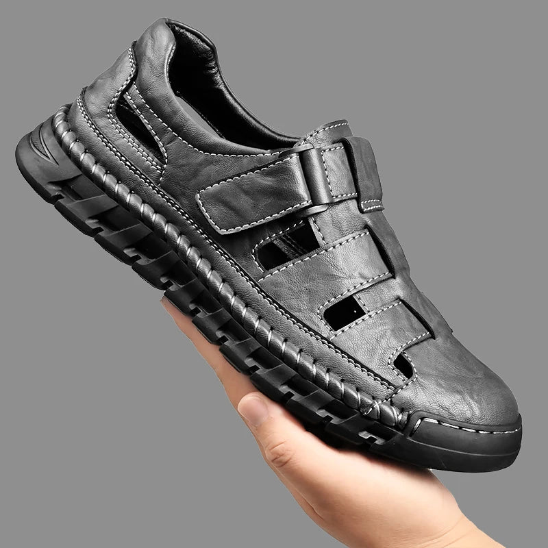 Sandales homme cuir "L'Intemporel" - Restaur Cuirs