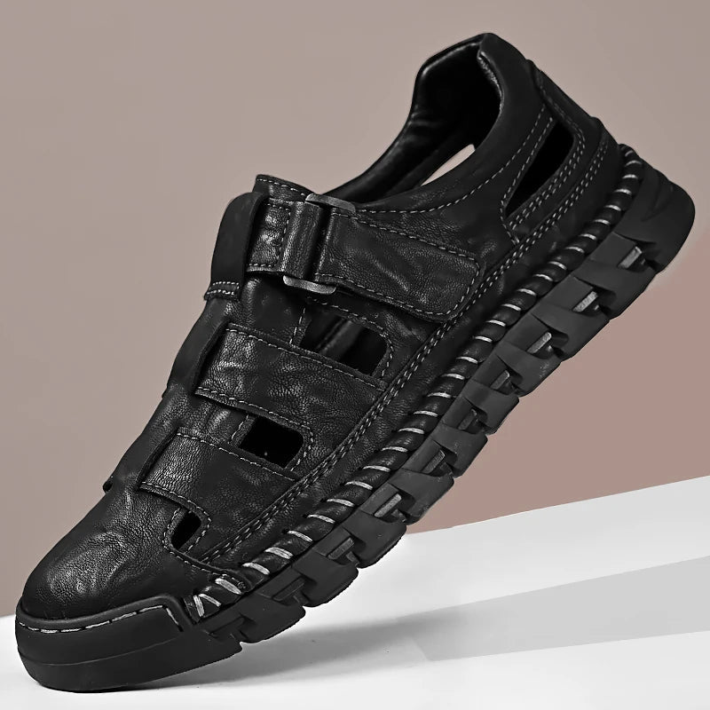 Sandales homme cuir "L'Intemporel" - Restaur Cuirs