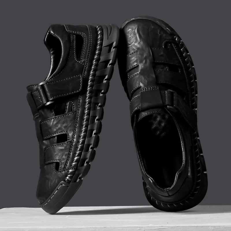 Sandales homme cuir "L'Intemporel" - Restaur Cuirs
