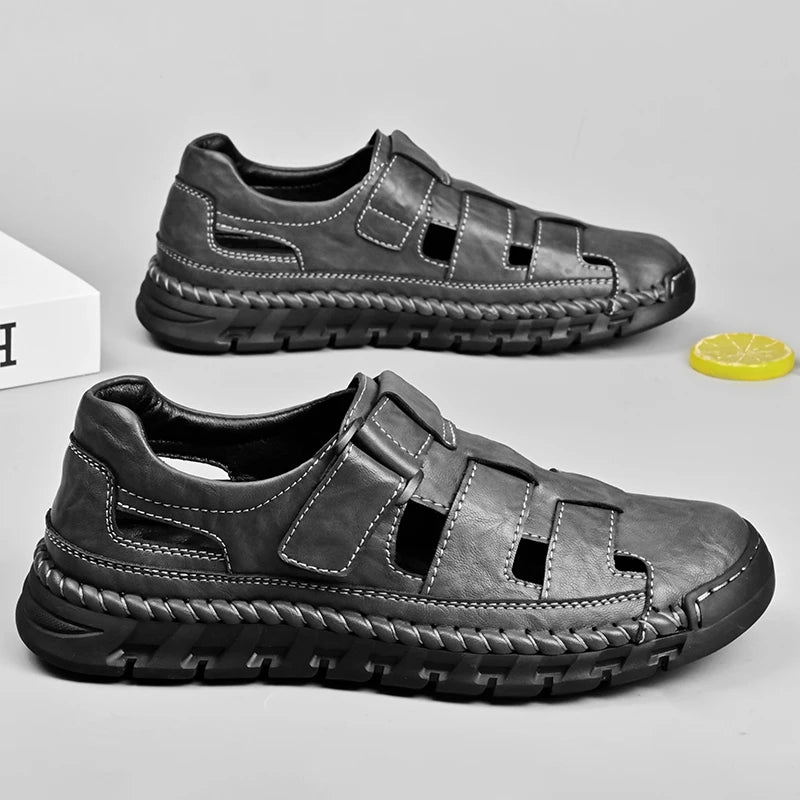 Sandales homme cuir "L'Intemporel" - Restaur Cuirs