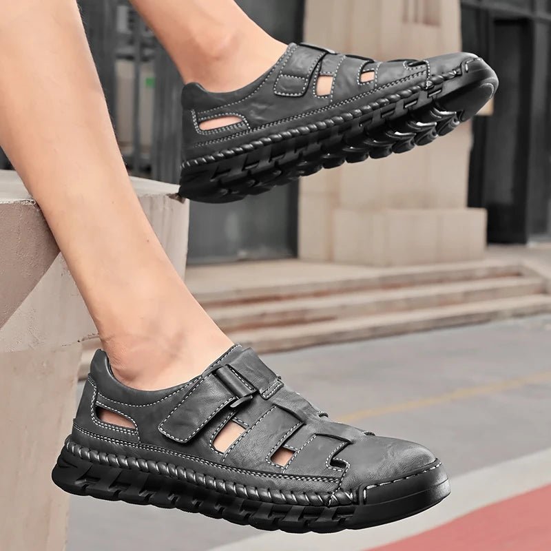 Sandales homme cuir "L'Intemporel" - Restaur Cuirs