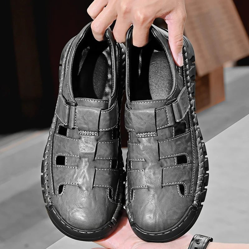 Sandales homme cuir "L'Intemporel" - Restaur Cuirs