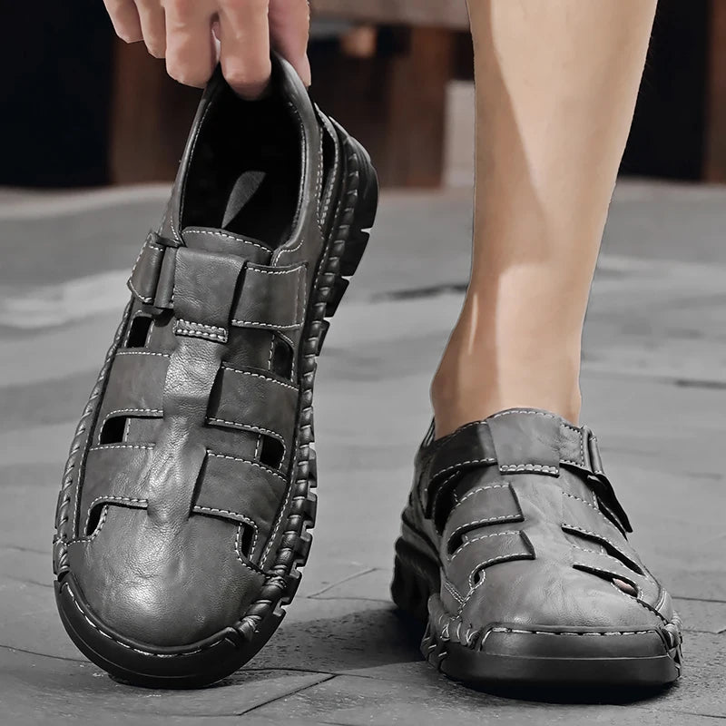 Sandales homme cuir "L'Intemporel" - Restaur Cuirs