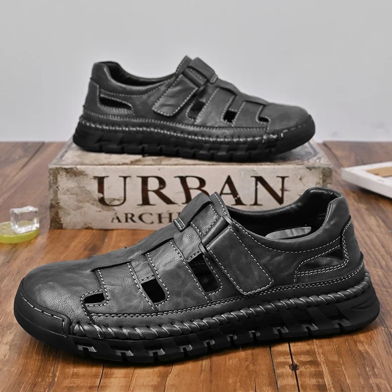 Sandales homme cuir "L'Intemporel" - Restaur Cuirs