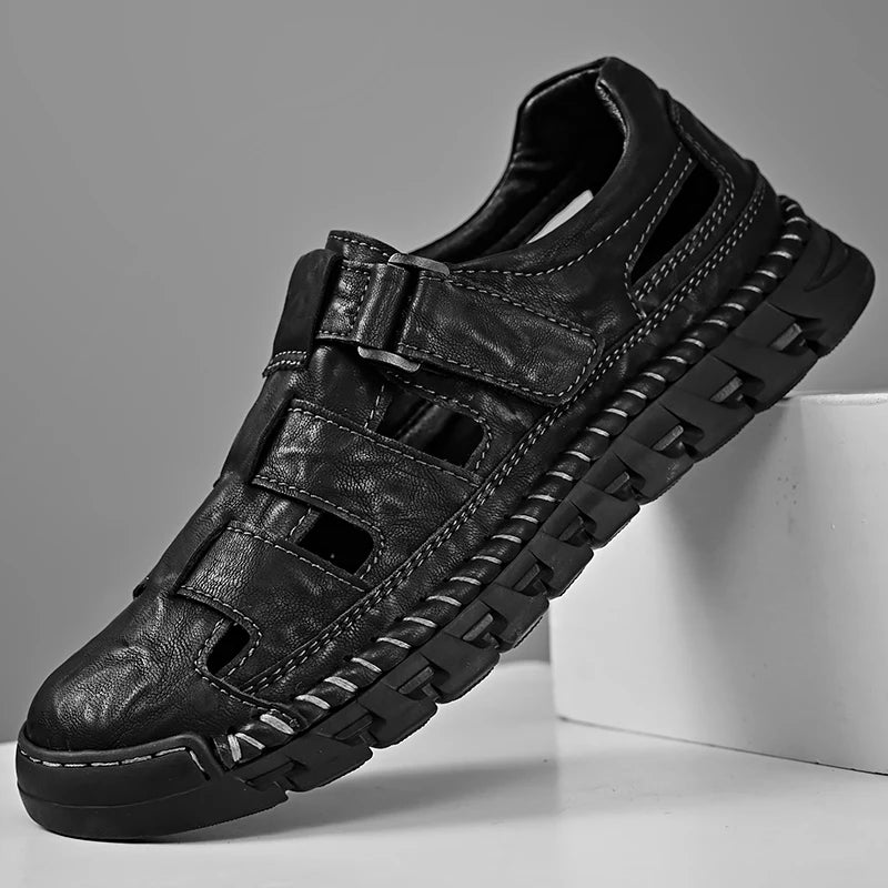 Sandales homme cuir "L'Intemporel" - Restaur Cuirs