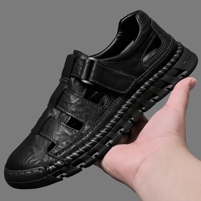 Sandales homme cuir "L'Intemporel" - Restaur Cuirs
