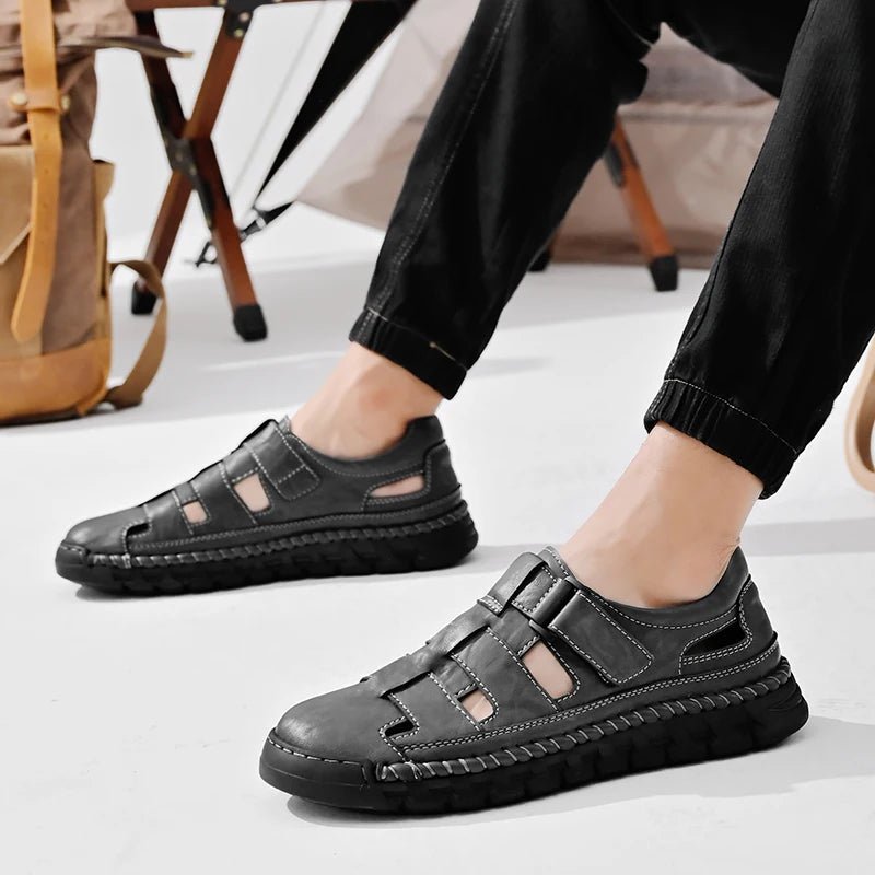 Sandales homme cuir "L'Intemporel" - Restaur Cuirs