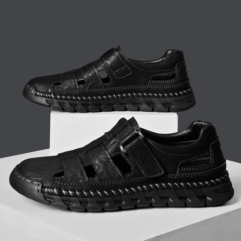 Sandales homme cuir "L'Intemporel" - Restaur Cuirs