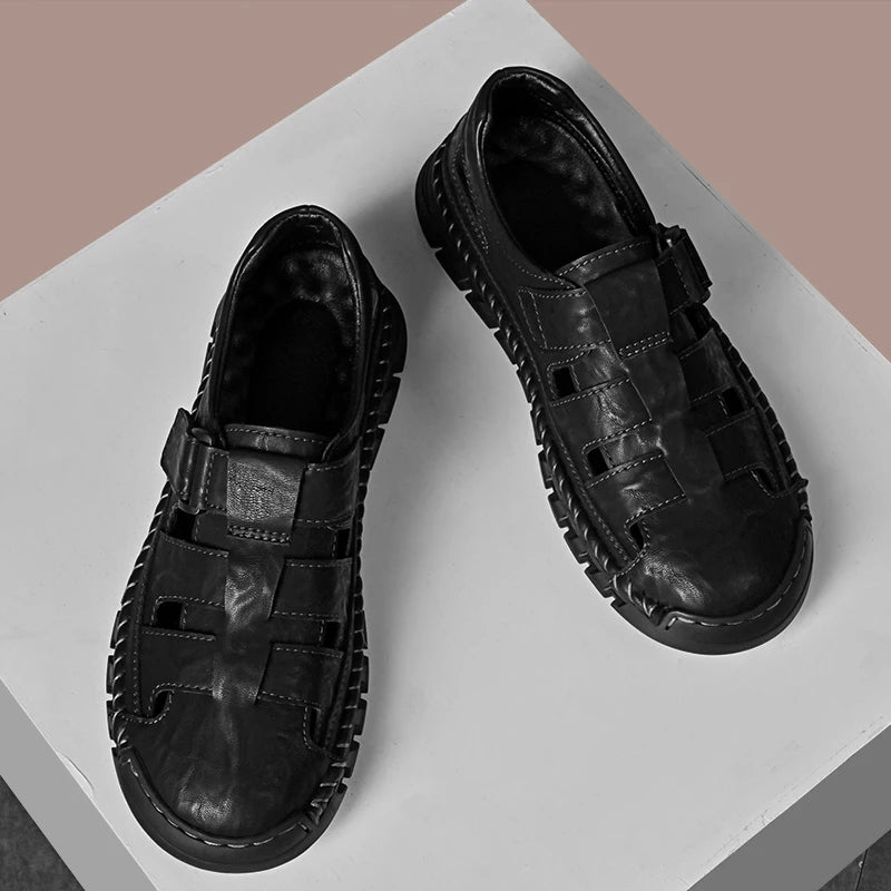 Sandales homme cuir "L'Intemporel" - Restaur Cuirs