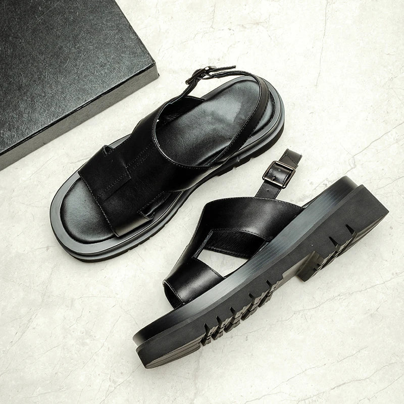 Sandales Homme Cuir "L'Intrépide"