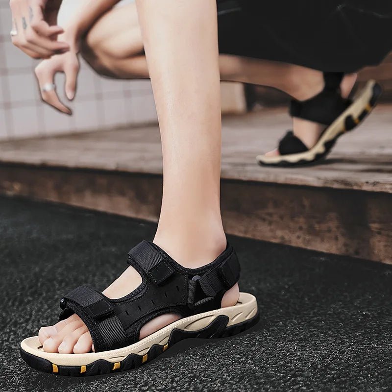 Sandales Homme Cuir Respirantes "Le Passeur"