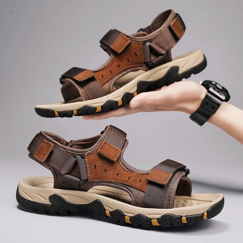 Sandales Homme Cuir Respirantes "Le Passeur"