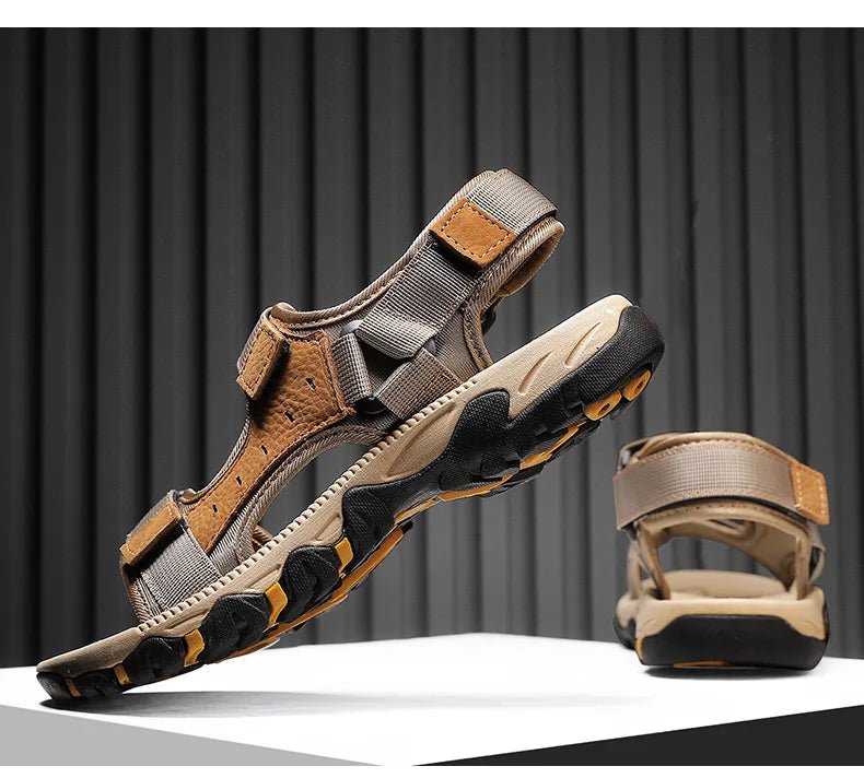 Sandales Homme Cuir Respirantes "Le Passeur"