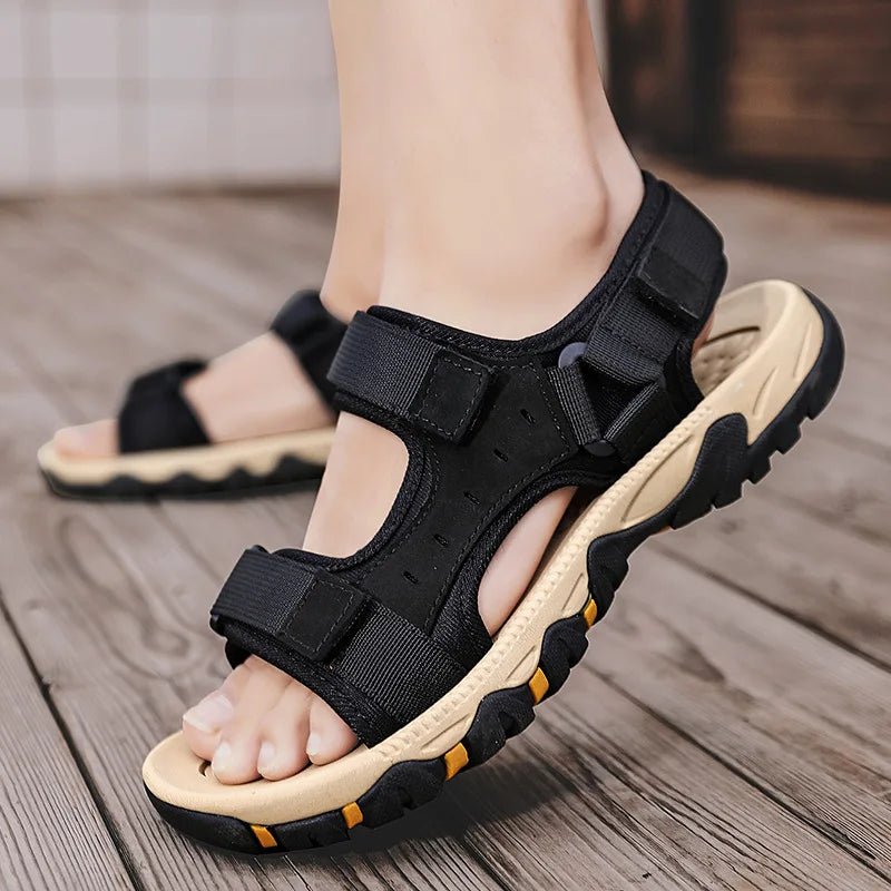 Sandales Homme Cuir Respirantes "Le Passeur"