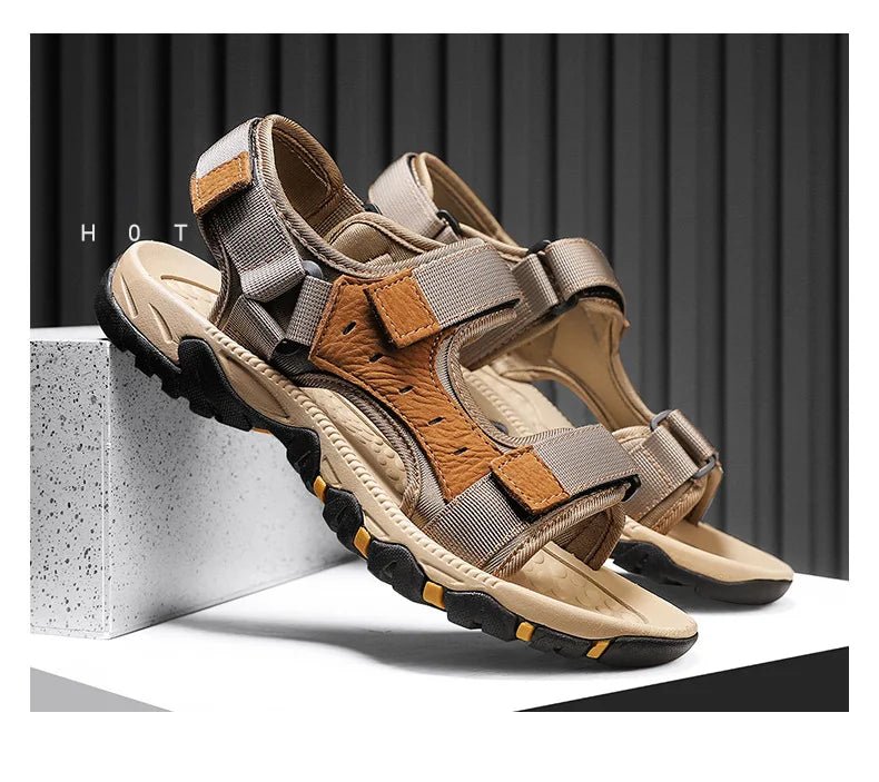 Sandales Homme Cuir Respirantes "Le Passeur"