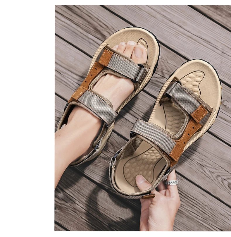 Sandales Homme Cuir Respirantes "Le Passeur"