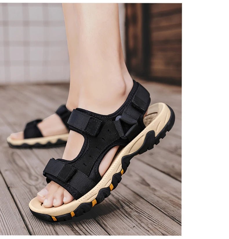 Sandales Homme Cuir Respirantes "Le Passeur"