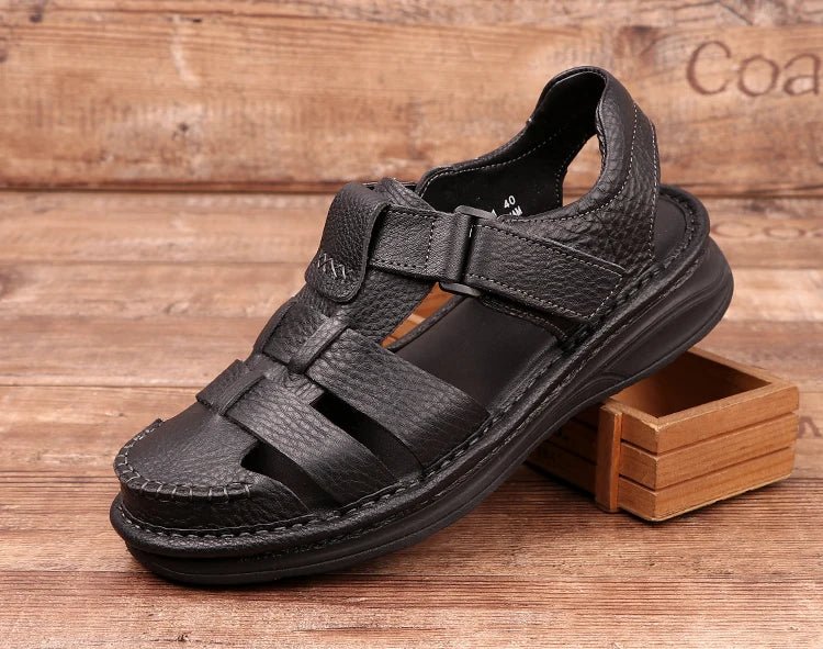 Sandales Homme Cuir Respirantes "Le Pêcheur"