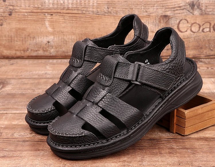 Sandales Homme Cuir Respirantes "Le Pêcheur"