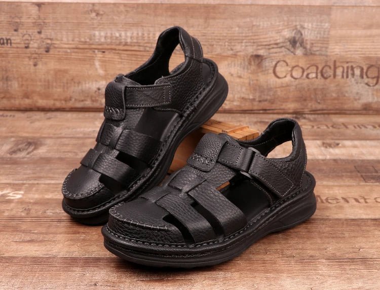 Sandales Homme Cuir Respirantes "Le Pêcheur"