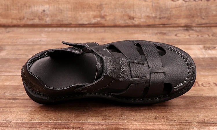 Sandales Homme Cuir Respirantes "Le Pêcheur"