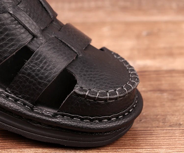 Sandales Homme Cuir Respirantes "Le Pêcheur"