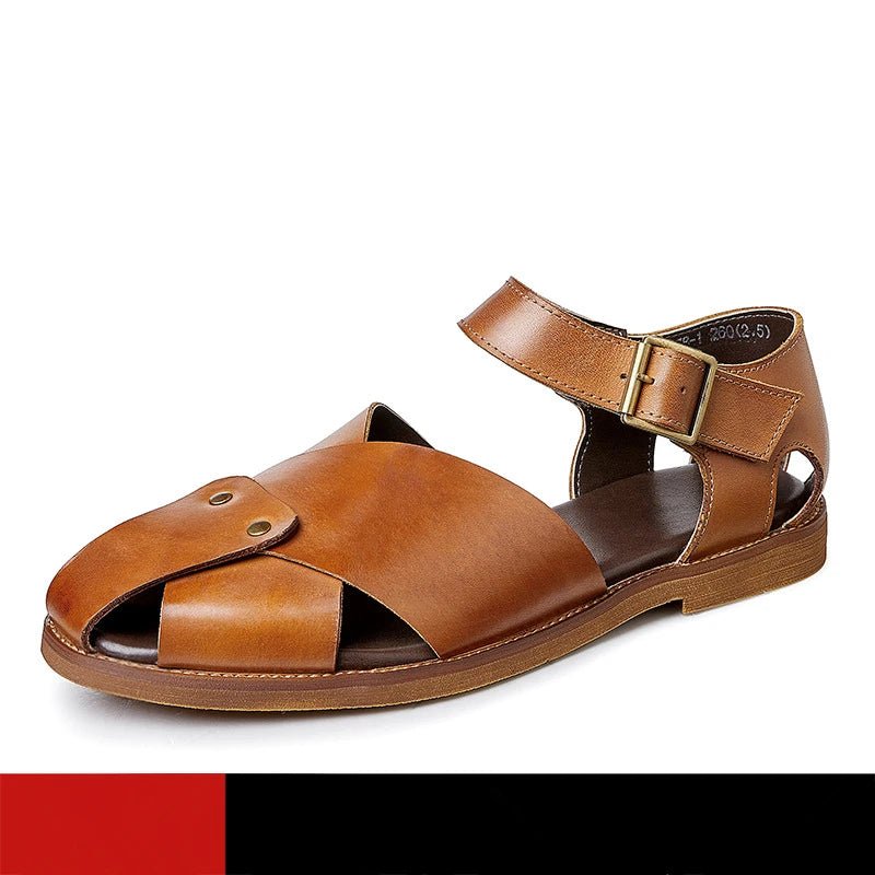 Sandales Homme Cuir Respirantes "Le Sahara"