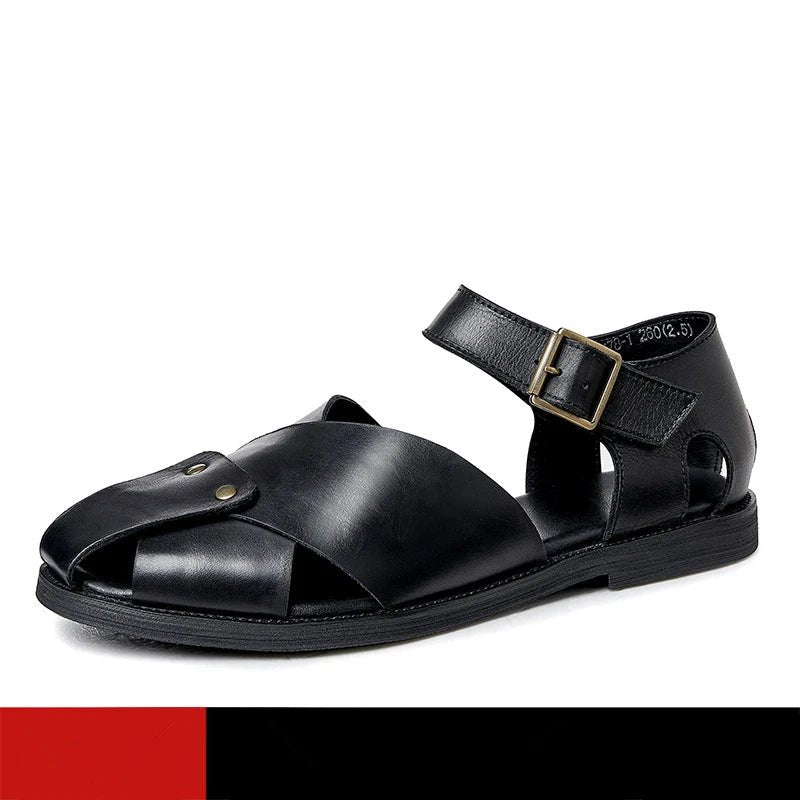 Sandales Homme Cuir Respirantes "Le Sahara"