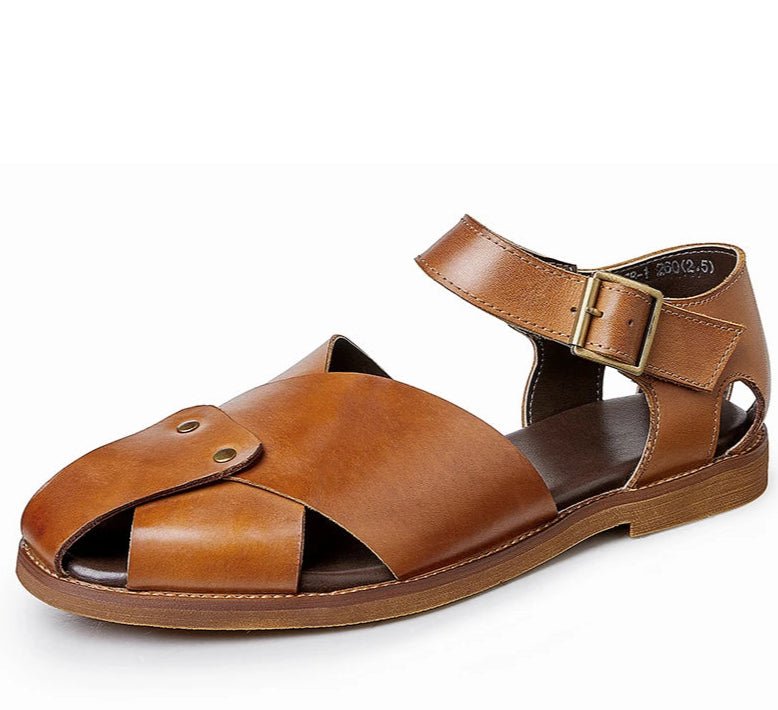 Sandales Homme Cuir Respirantes "Le Sahara"