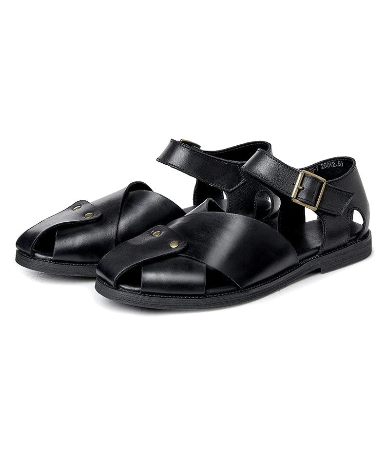 Sandales Homme Cuir Respirantes "Le Sahara"
