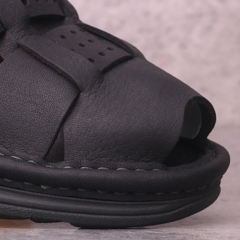 Sandales Homme Cuir Respirantes "Le Vagabond"