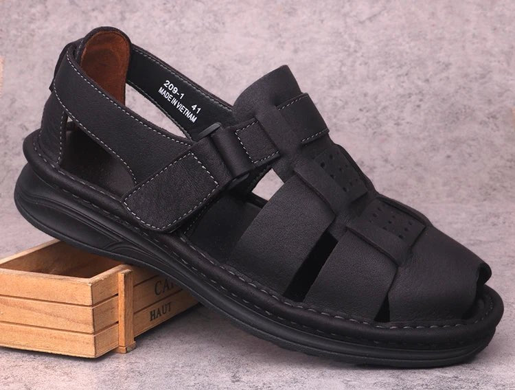 Sandales Homme Cuir Respirantes "Le Vagabond"
