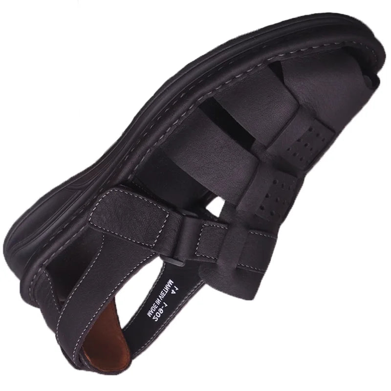 Sandales Homme Cuir Respirantes "Le Vagabond"