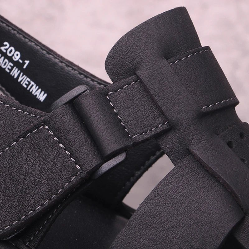 Sandales Homme Cuir Respirantes "Le Vagabond"