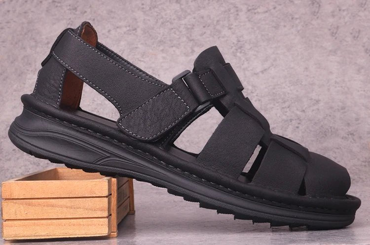 Sandales Homme Cuir Respirantes "Le Vagabond"