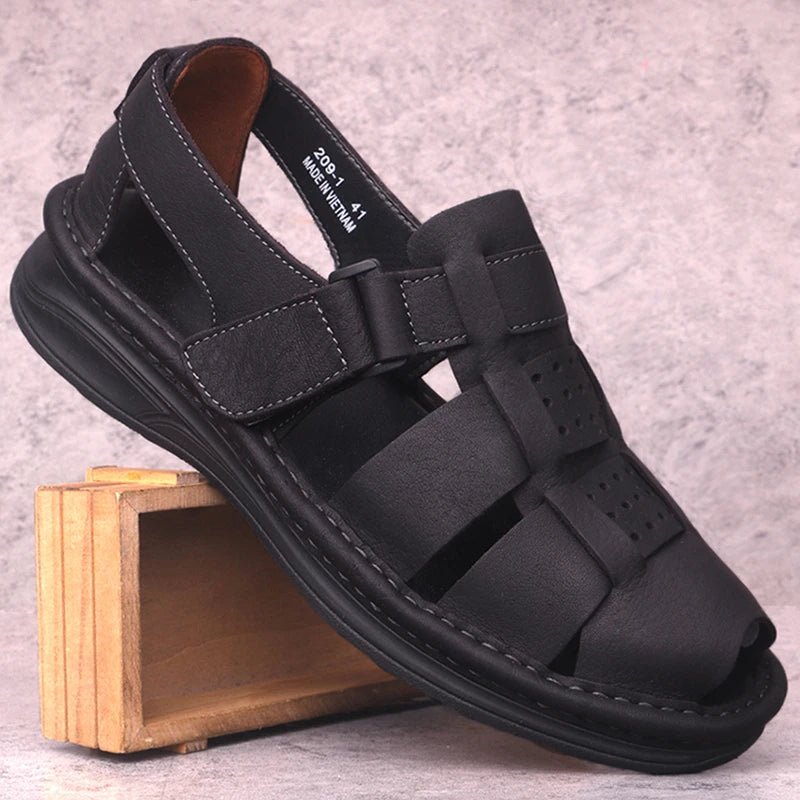 Sandales Homme Cuir Respirantes "Le Vagabond"