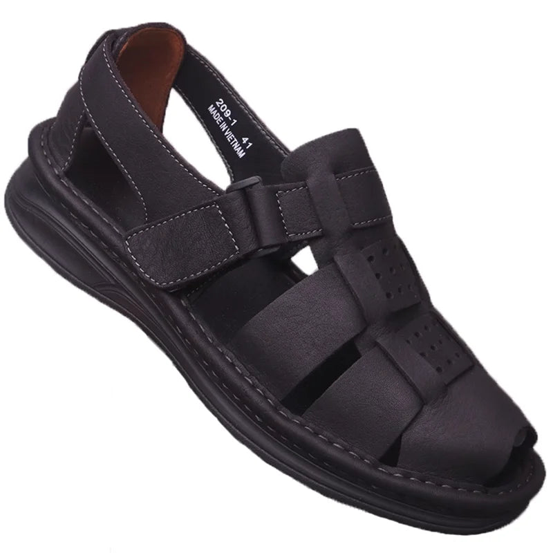 Sandales Homme Cuir Respirantes "Le Vagabond"