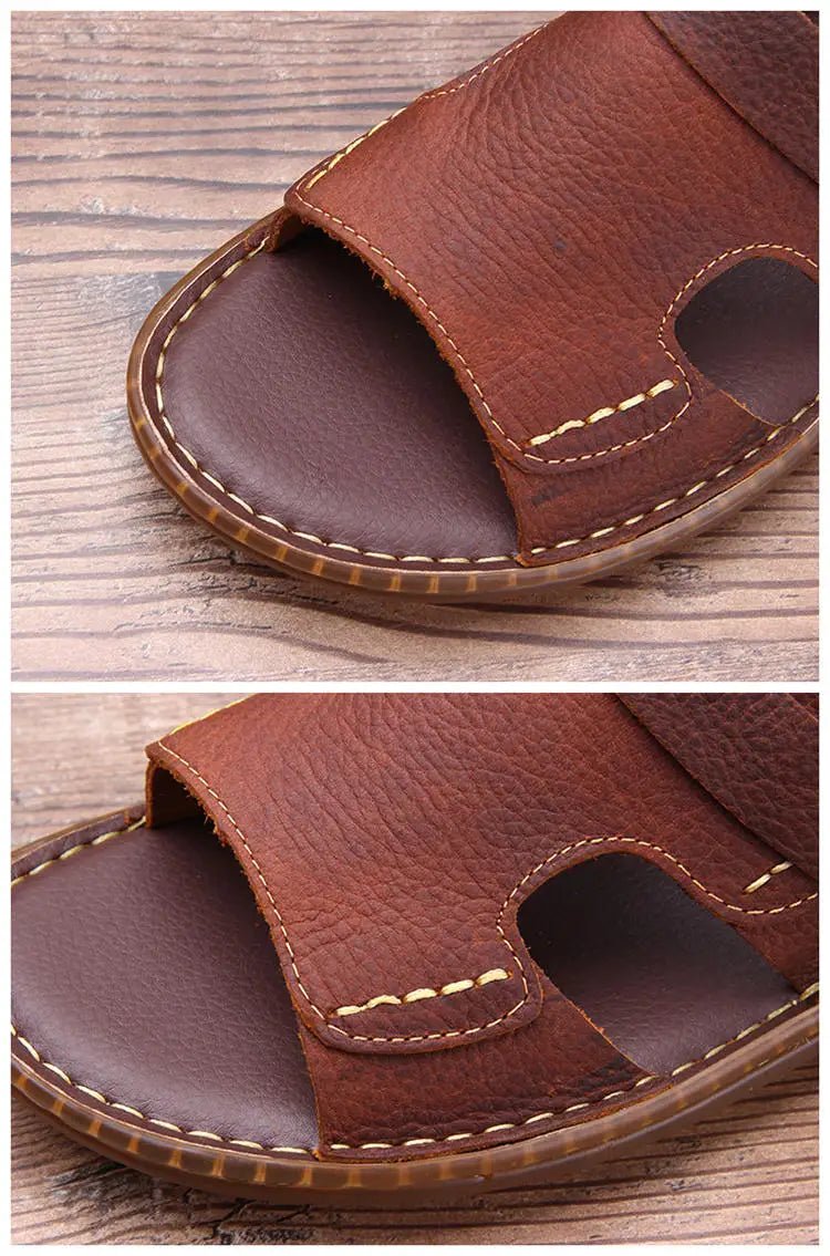 Sandales Homme Cuir Souple "Le Promeneur"