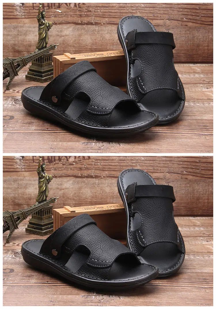 Sandales Homme Cuir Souple "Le Promeneur"