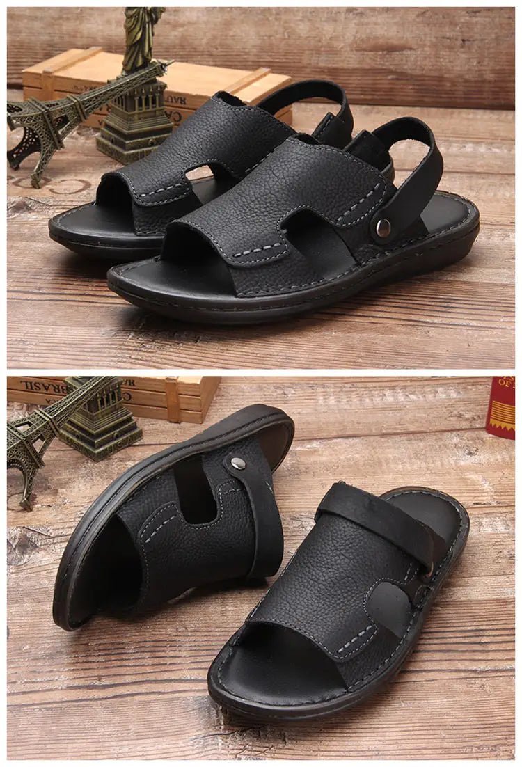 Sandales Homme Cuir Souple "Le Promeneur"
