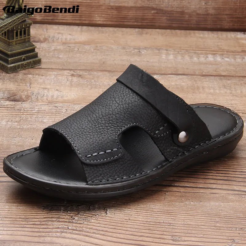 Sandales Homme Cuir Souple "Le Promeneur"