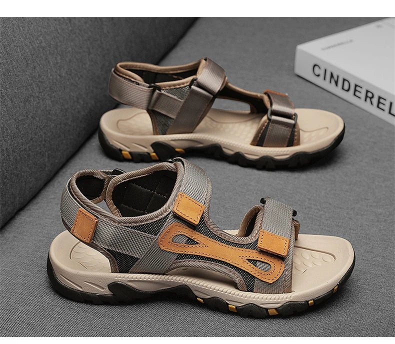 Sandales Homme Cuir Sportives "L'Adventuriste"
