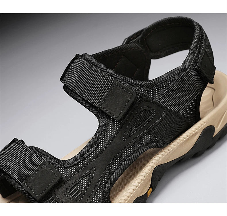 Sandales Homme Cuir Sportives "L'Adventuriste"