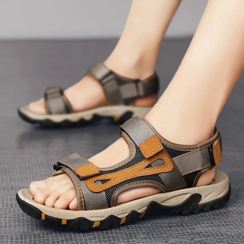 Sandales Homme Cuir Sportives "L'Adventuriste"