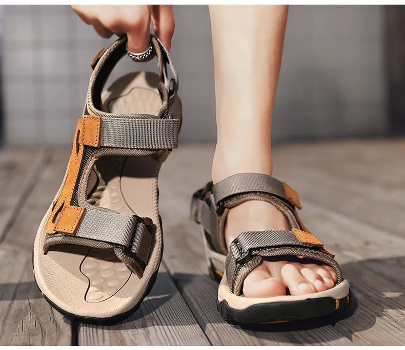 Sandales Homme Cuir Sportives "L'Adventuriste"