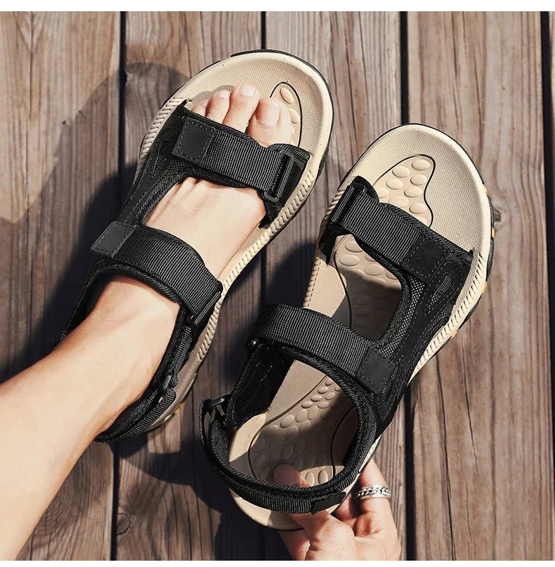 Sandales Homme Cuir Sportives "L'Adventuriste"
