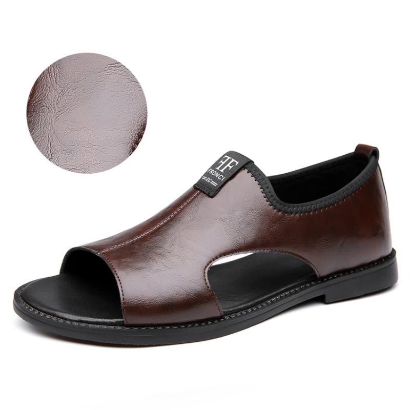 Sandales Homme en Simili Cuir "Le Spartiate" - Restaur Cuirs