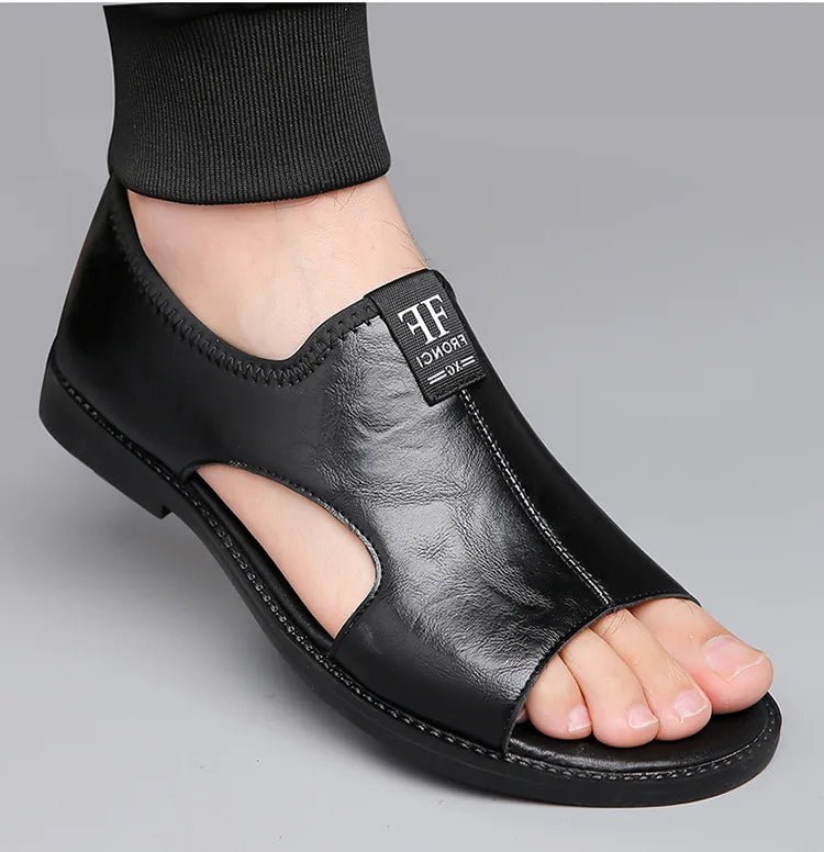 Sandales Homme en Simili Cuir "Le Spartiate" - Restaur Cuirs